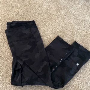 Lululemon Fast and Free Camo Leggings